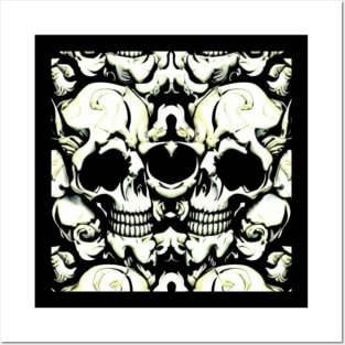 skulls Posters and Art